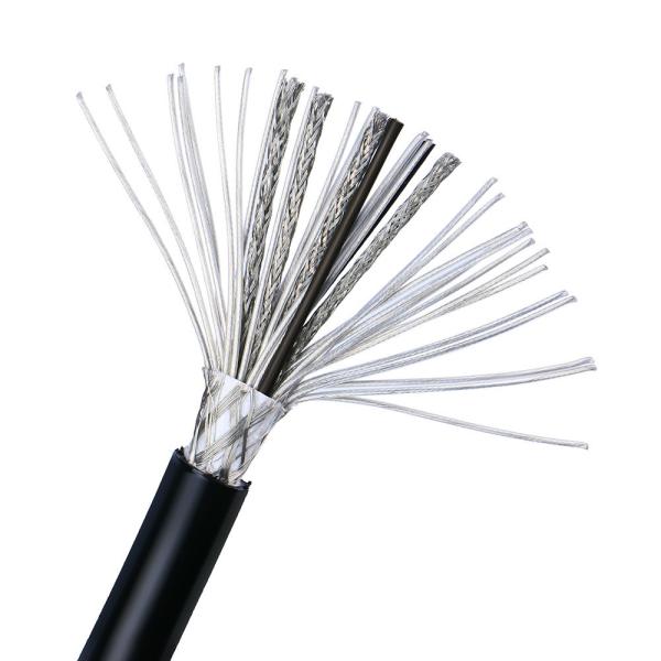Polyethylene Insulated Copper Wire Braided Shielded PVC Sheathed Computer Twisted Pair Cable
