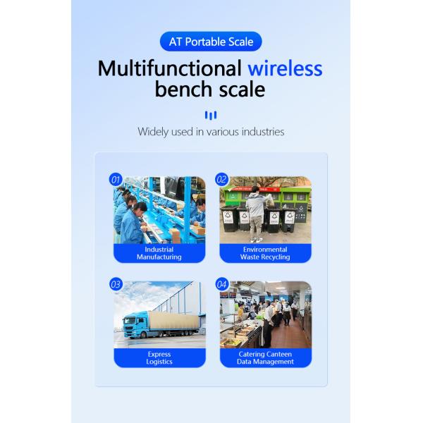 Industrial Weighing Made Easy with SOHE AT Bluetooth Scale and 6-Digit LED Display