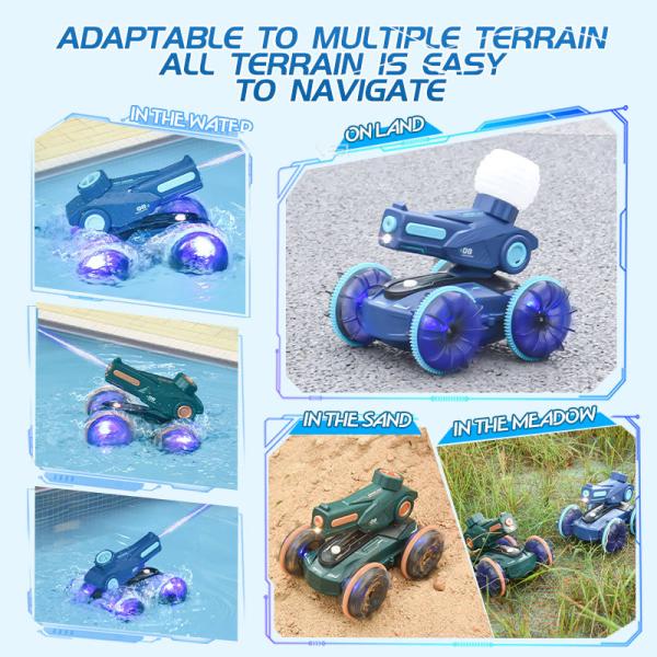 Automatic Water Suction Remote Control Vehicle with Indoor-Outdoor and Water Spray