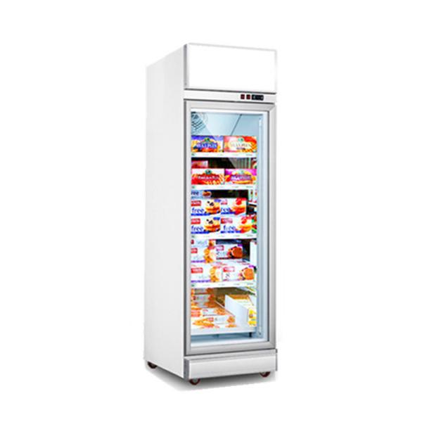1 2 3 4 Doors Upright Showcase Freezer For Supermarket