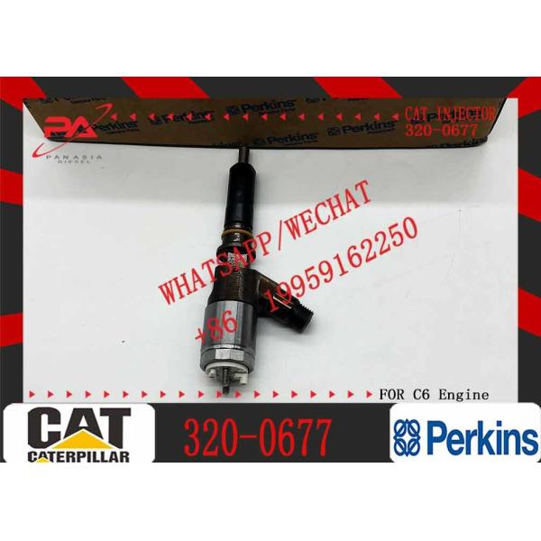 Venta caliente nuevo 3200677 320-0677 2645A746 inyector de combustible de excavadora de ferrocarril común para Caterpillar C6.6 Motor CAT inyecto