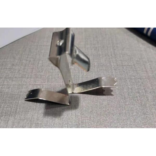 Nickel Plating Stainless Steel Belt Clip , ISO9001 3Grams Spring Steel Clip