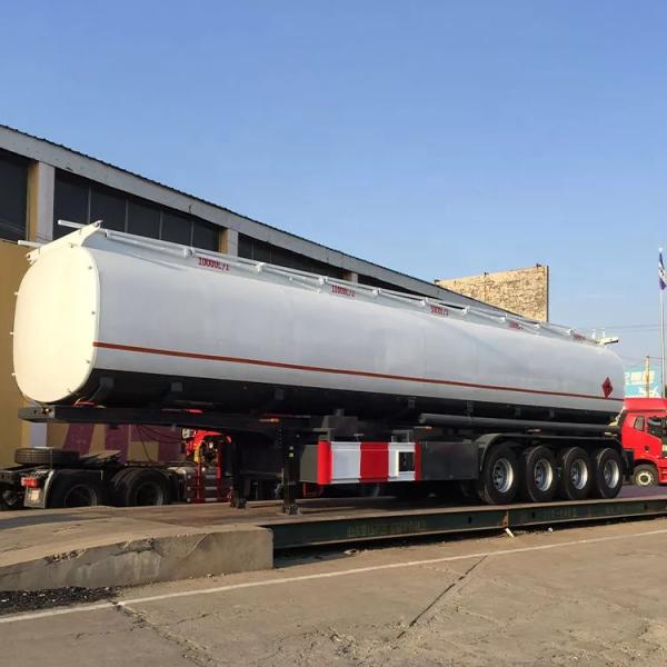 2/3 Axle 30000L Tanker Semi Trailer Carbon Steel/Stainless Steel/Aluminum Alloy For Oil/Fuel/Diesel/Gasoline/Crude/Water/Milk  Customized
