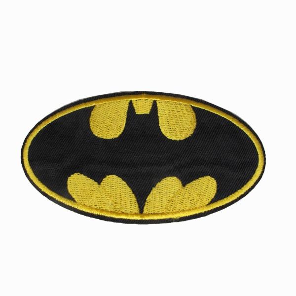 Embroidery Iron On Applique Patch 4 BATMAN LOGO Heat Cut Border