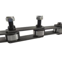 Chaîne à rouleaux à entraînement forgé en acier inoxydable pour systèmes de convoyeurs