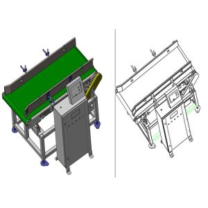 IP66 50kg Automatic Checkweigher for Beverage Industry with High Accuracy and