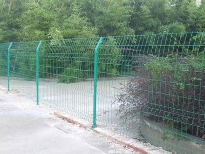 2” rede soldada revestida de Mesh Green Impregnated Road Protection do fio do vinil ×1