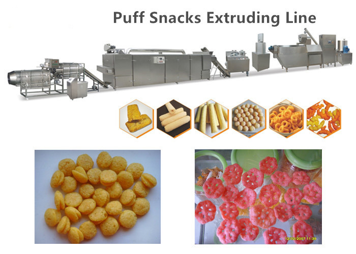 Stainless Steel 304 Corn Puff Making Machine 150kg/H