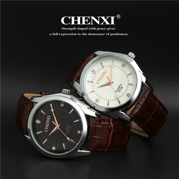 Cheap Price 10pcs/Lot Bulk Order Stainless Steel Caseback Wine Black Leather Watch Unisex