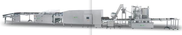 10000-12000BPH Glass Bottle of Oral Liquid, Syrup, Liquor, Healthcare Products etc.Filling Line