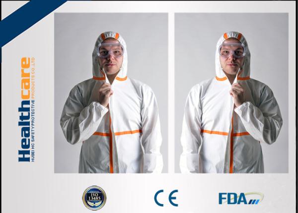 Lightweight Disposable Protective Coveralls Custom Size With Hood For Painters
