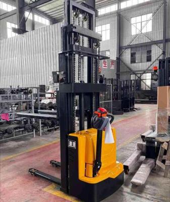 Full Electric Walkie Stacker lift 4000mm 4500mm load 1.6ton with Night Light and horn