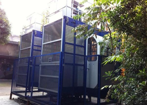 Painted Material Construction Lifter / Construction Site Lift For Industrial