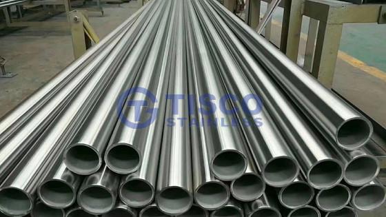 Tubo de tubos de aço inoxidável de cor escura para comprimento personalizável e tipo de linha de soldagem ERW