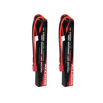 RC 100C 11.1V Li Polymer Battery High C Rate 3S 1300mAh LiPo Battery