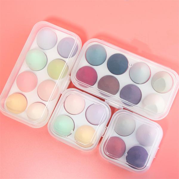 Губка макияжа OEM 4PCS установила Multi покрашенную губку Blender красоты