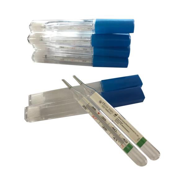 Mercury-Free Glass Thermometer for Medical Fever Temperature Hospital Grade