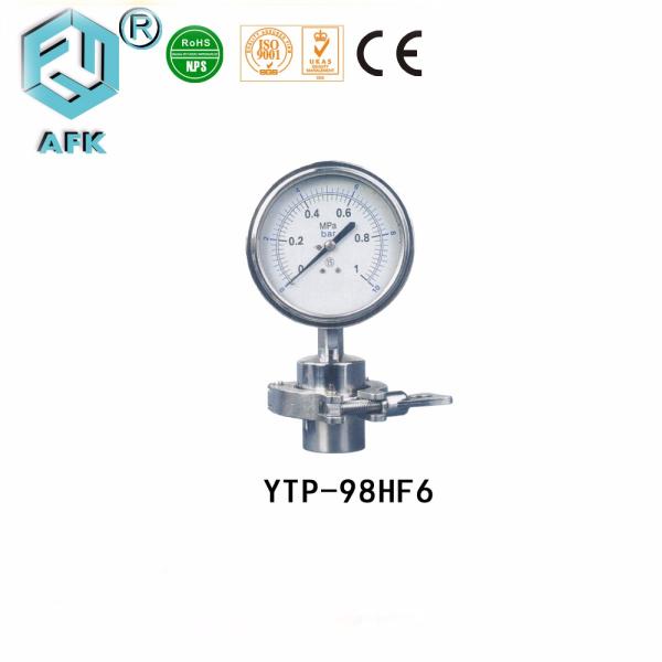 Санитарный тип манометр диафрагмы нержавеющей стали ПСИ
