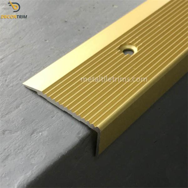 Plastic Tile Corner Trim 10mm Tile Trim Chrome Step Tile Edge Trim 6063-T5 Aluminum