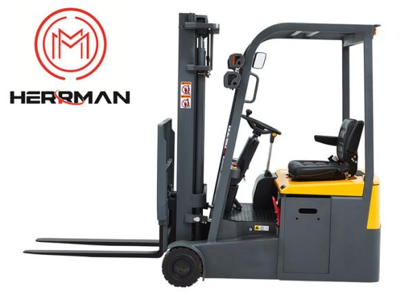 Rear Wheel Driven 1500kg 3 Wheel Electric Counterbalance  Forklift