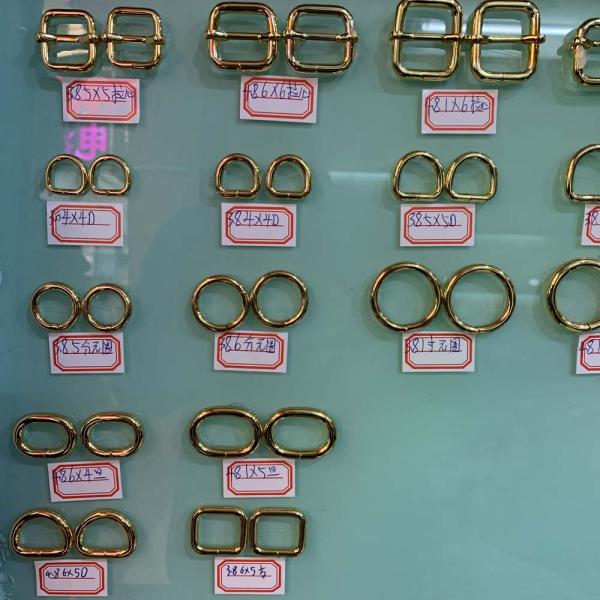 1.8mm Thickness Square Metal Hooks For Adjuster Hand Bag Frame