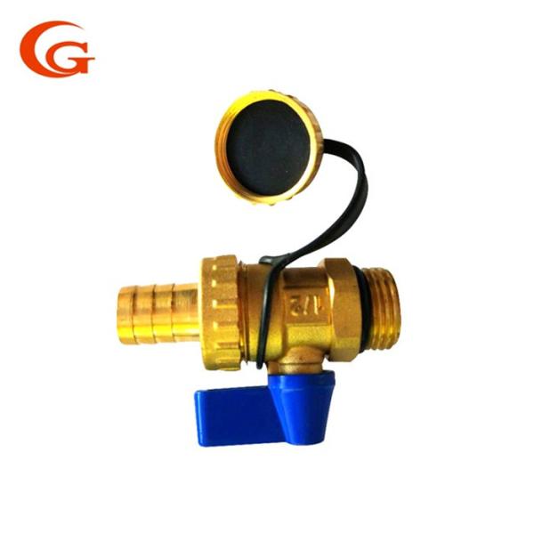 Separador de água válvula de bola do gás de 2 polegadas, válvula de bronze da liberação do ar do CNC do OEM