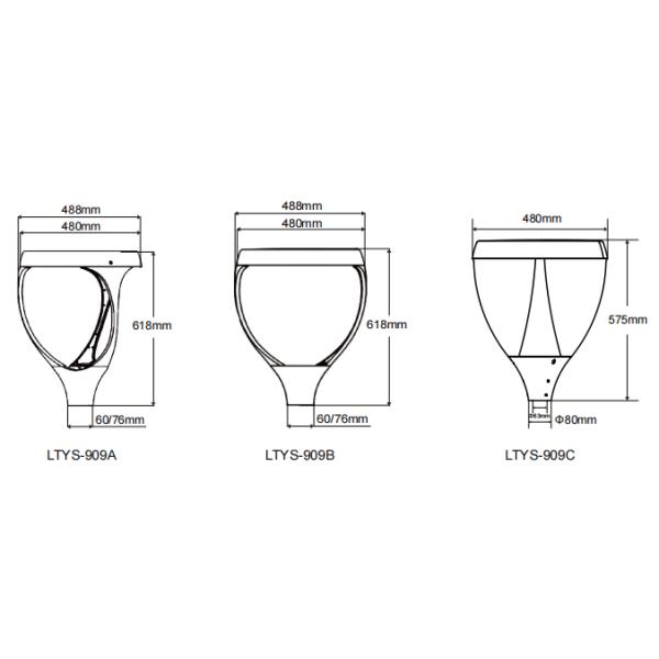 Света сада СИД 4500LM 18V 10m 4000K 15W солнечные приведенные в действие
