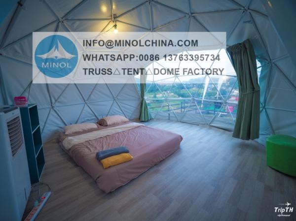 Factory Price Waterproof Half Five Star Resort 8 M Glamping Hotel Dome Tent Luxury
