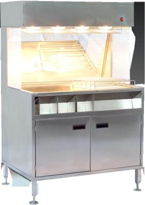 VF-60 largeur 60 cm frites Chips affichage chaud 304SUS Matériau