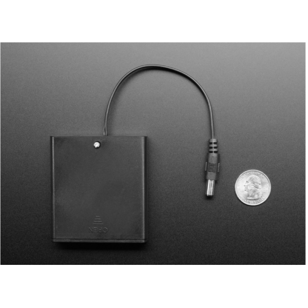 4 AA battery holder with integrated on off switch and 5 inch power cable Adafruit Industries 3788 model