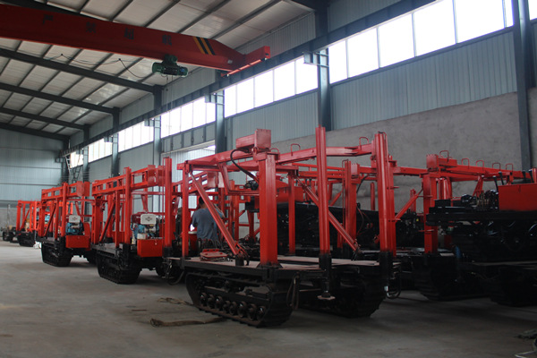 Хорошо буровая установка Crawler шасси для глубины 150m
