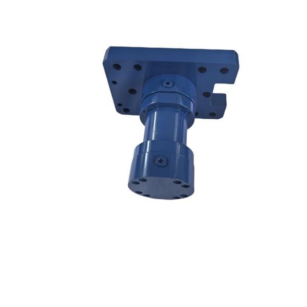 Cilindro hidráulico industrial con placa de montaje