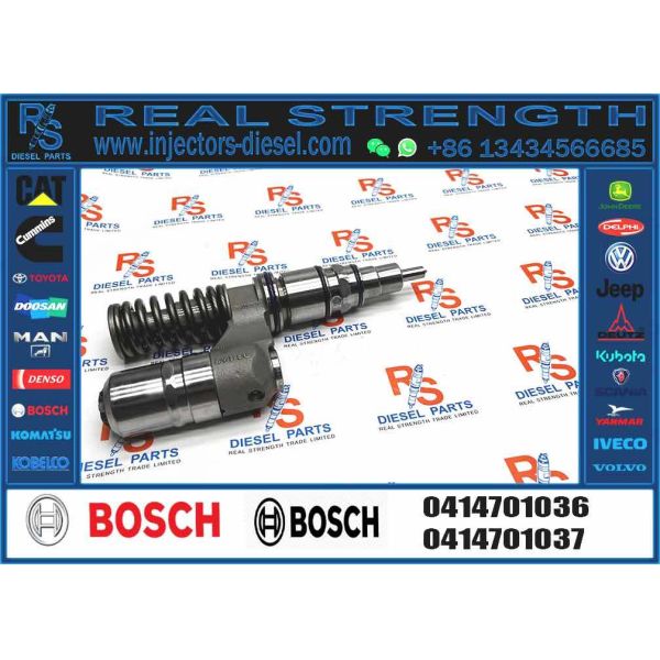 Construction Machinery Parts Common Rail Diesel Fuel Injector 0414701036 0414701061 Nozzle 1730888 0 414 701 036 for DC9 Engine