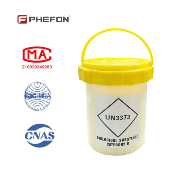 Medical Sample Transport UN3373 UN2814 Container For Biological Samples Incorporating Sealed Secondary Packaging To Facilitate Safe And Secure Sample Handling