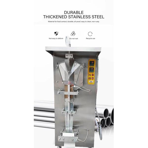 AS-2000 Automatic Water Pouch Packing Machine Milk Sachet Bag Packing Machine Popsicle Liquid Filling Sealing Packing Machine