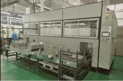 Compact Automatic Ultrasonic Cleaner Stamping Industry Surface Treatment Line