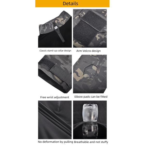 G2 Frog Suit With Knee Pads 65/35 Polyester Cotton T-Shirts ACU CP