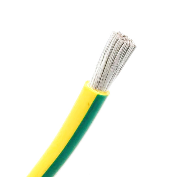 Желтый цвет проводника 6AWG UL10455 обнаженный, который сели на мель медный медный зеленый