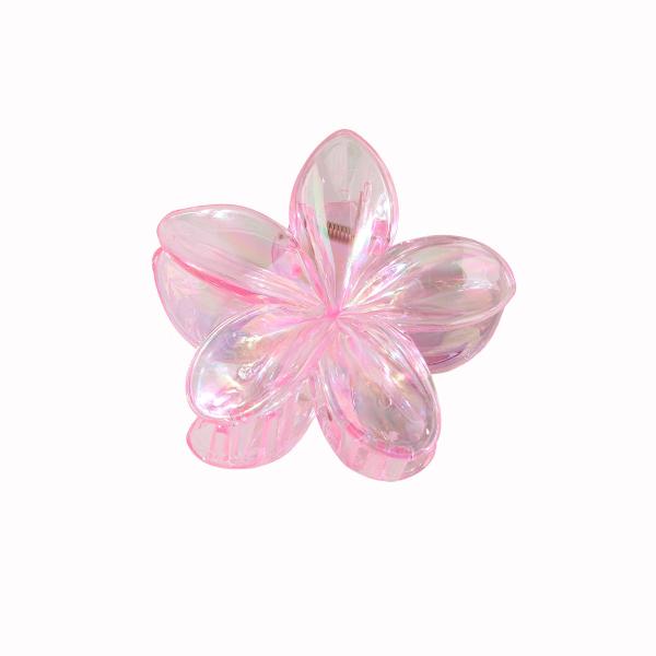 AB color frangipani hair clip Flower shark clip hair accessories