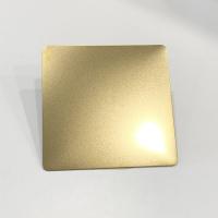 SUS 304 316 Folha de metal 4x8 de contas de borracha de acabamento de champanhe de ouro folha de aço inoxidável
