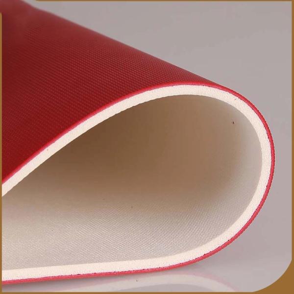 Red Waterproof PVC Vinyl Sports Flooring Anti Bacterial Basketball Venues