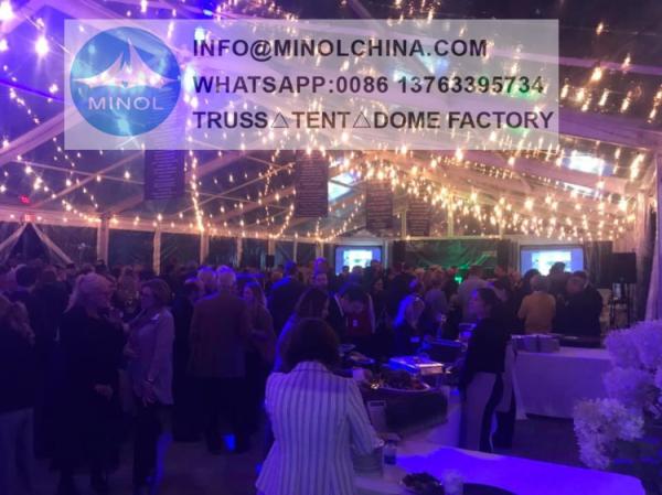 Luxury Clear Roof Top Wedding Party Tent Event Canopy for 200 People