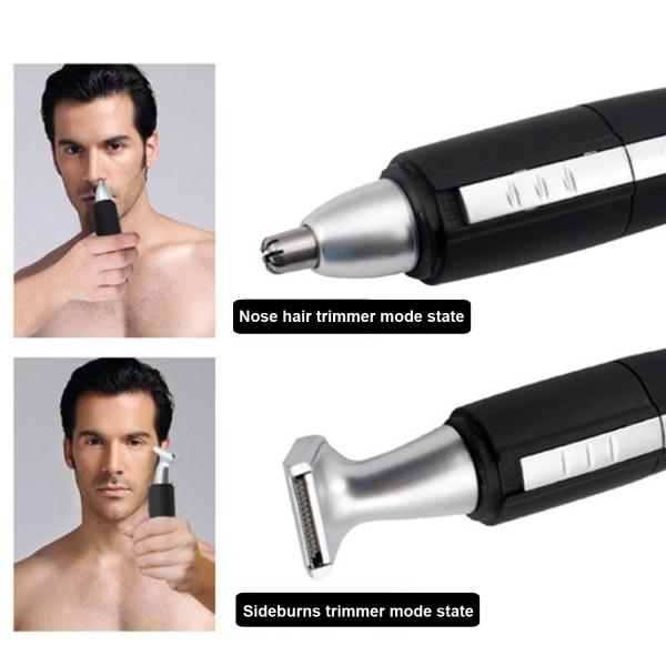 BC-0809 Mini Men'S Facial Hair Trimmer Waterproof Hair Clippers With Light