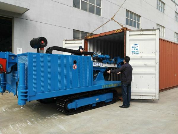 Ancorando o furo geotérmica e o equipamento bom da perfuração