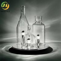 Lámpara de mesa de LED nórdica moderna Bar de la sala de estar Lámpara de decoración de botellas de vidrio creativa