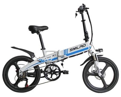 Smlro Electric Bike 20in 19MPH Max Speed 6061Alu Frame With 350W Motor