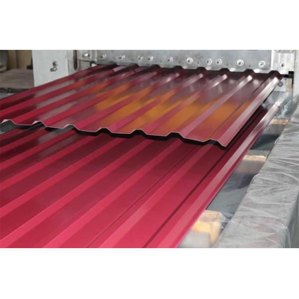 Color Coated Stainless Steel Corrugated Sheet Vacuum Electroplating