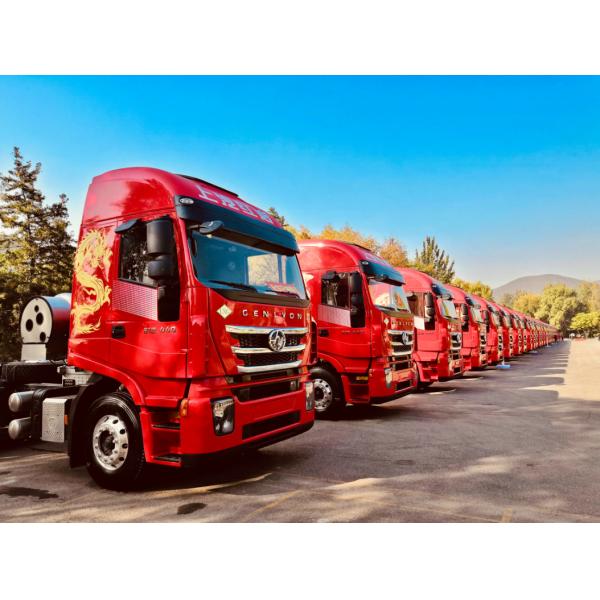 SAIC Hongyan Jishi 25T 6X4 Camión tractor eléctrico para camiones pesados Segmento 250kW Camión eléctrico energético en 2023