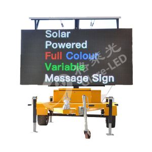 Traffic Road Arrow Message Guidance LED Sign Trailer 2.56x1.28m Vms Led Display