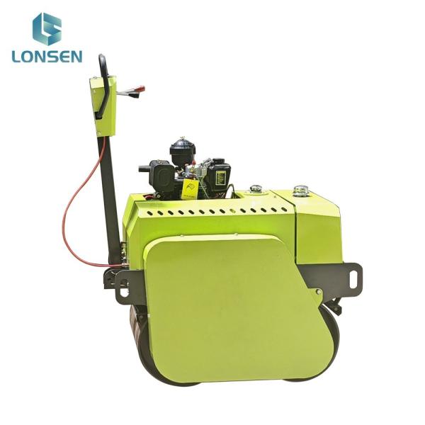 Pavement Construction Road Roller VR600 Hydraulic Drive Double Drum with CF178F Engine Model